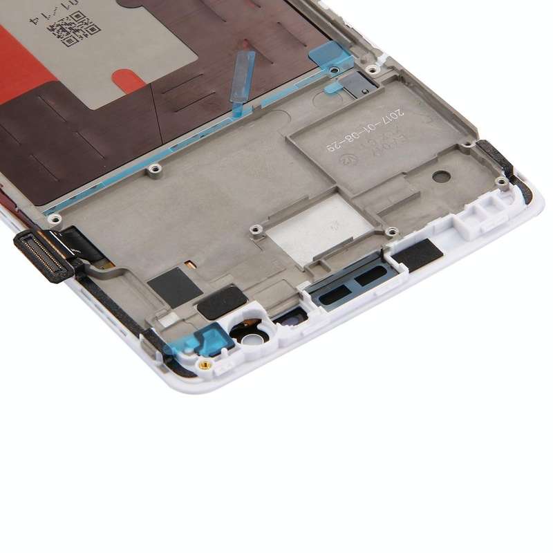 For OnePlus 3T Digitizer Full Assembly with Frame OEM LCD Screen (White)