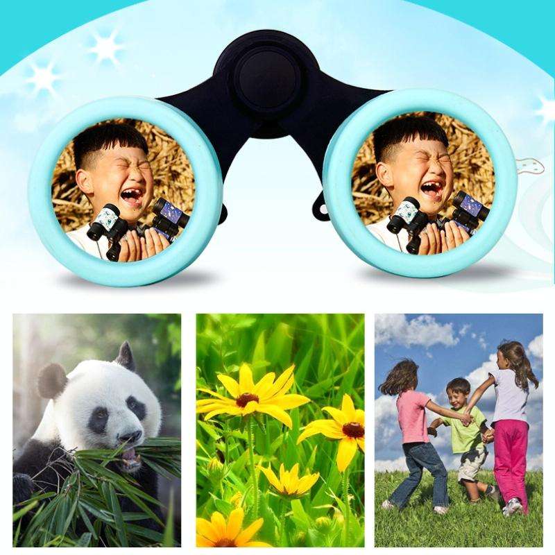 4X30 Binocular Telescope Bird Watching Telescope Gifts for Children(Space)