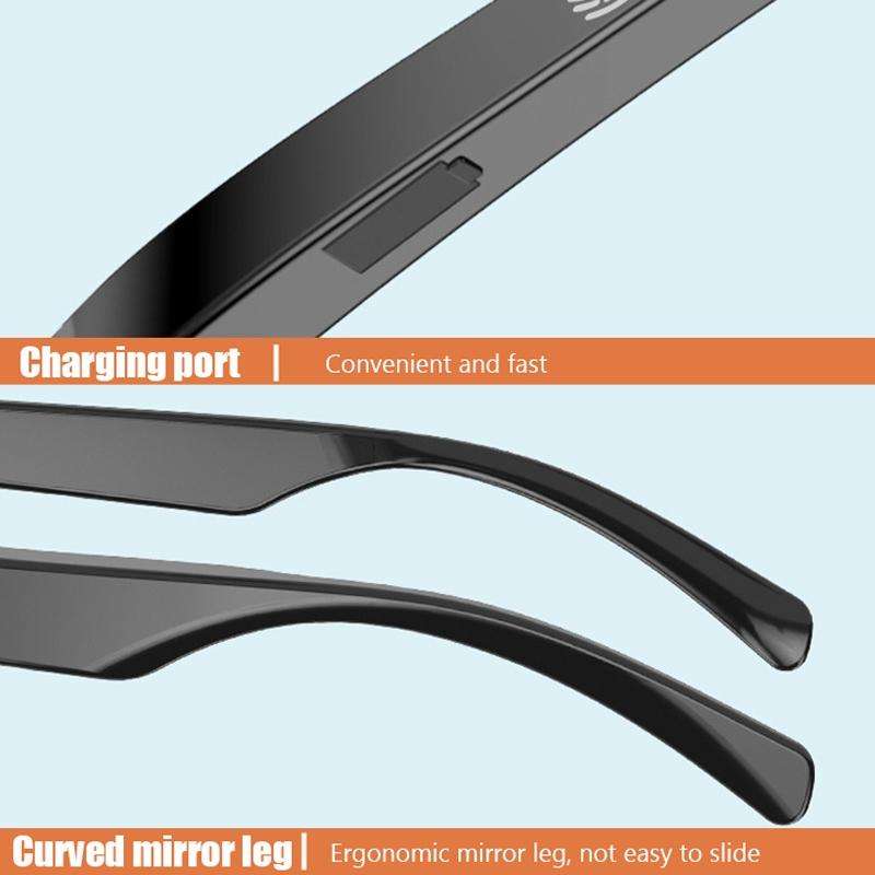 F06 Universal Style Bluetooth 5.3 Smart Sunglasses Wireless Headset Anti-Strong Light Anti-Polari...