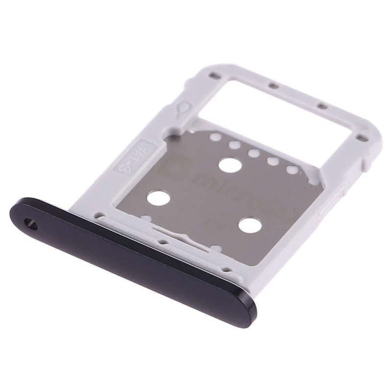 For Galaxy Tab S4 10.5 T835 SIM Card Tray + Micro SD Card Tray (Black)
