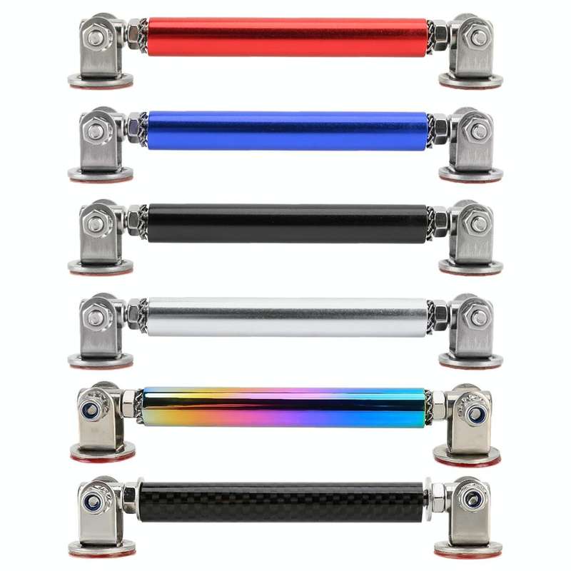 2 PCS Car Modification Adhesive Surrounded Rod Lever Front and Rear Bars Fixed Front Lip Back Sho...