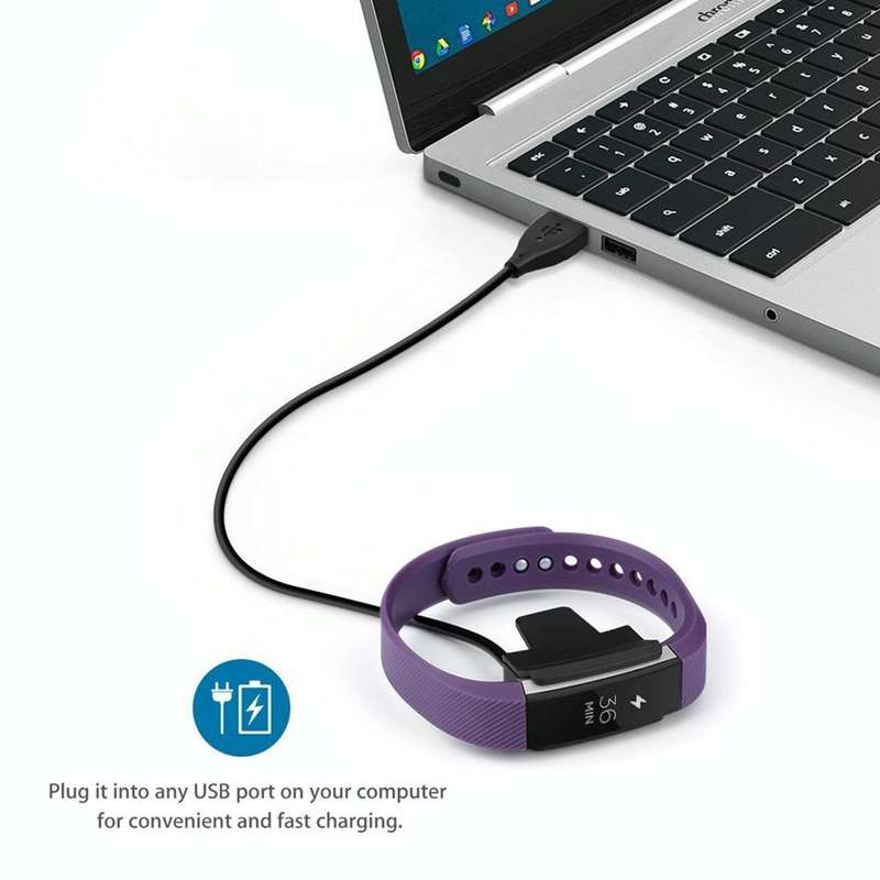 For Fitbit Alta Watch USB Charger Clip Cable, Length: 30cm