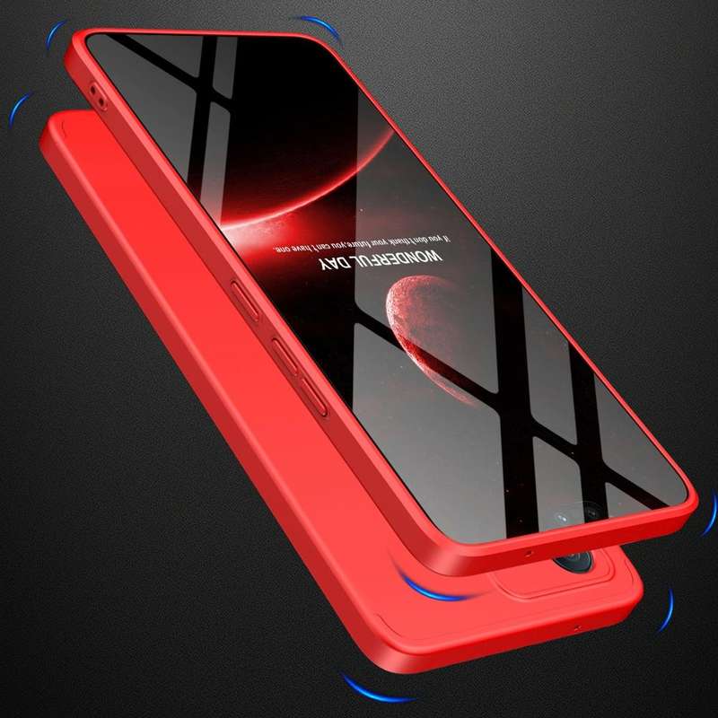 For vivo V23 5G GKK Three Stage Splicing PC Phone Case(Red)