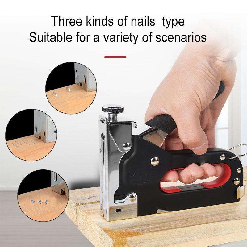 3 In 1 Manual Heavy-Duty Nailing Tool, Model: 11070 With Nails