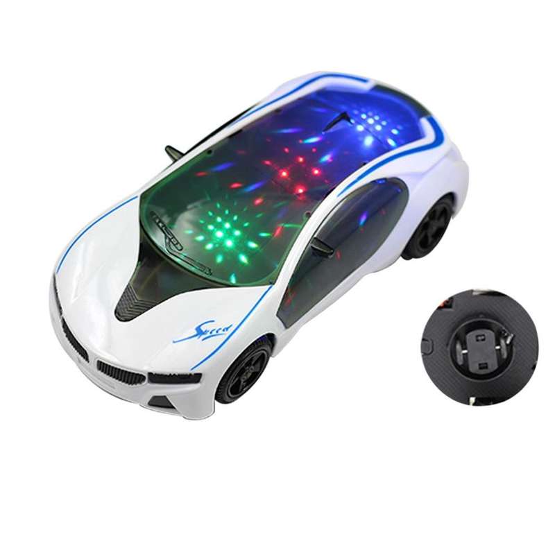3D Supercar Style Electric Toy With Wheel Lights Music Singing Kids Boys Girls Gift Electric Univ...