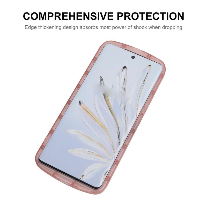 For Honor 70 ENKAY Translucent Matte TPU Shockproof Phone Case(Purple)