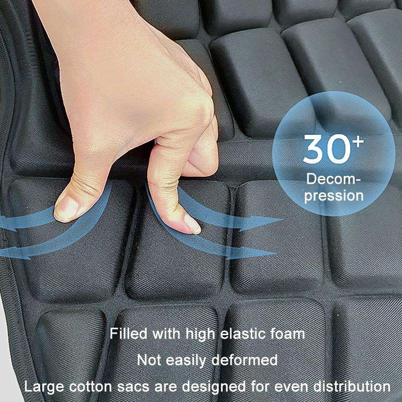 Shock Absorption Heat Insulation Breathable Motorcycle Seat Cushion, Style: Saddle Type