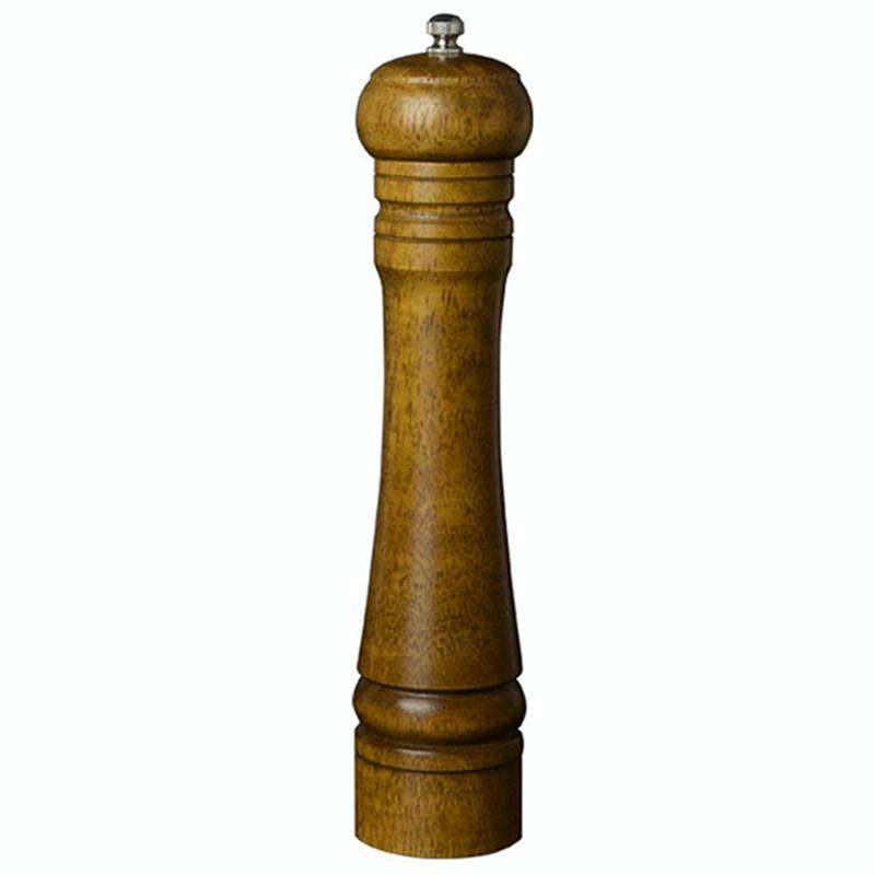 10 inch Length Classical Wooden Pepper Spice Salt Mill Grinder Muller
