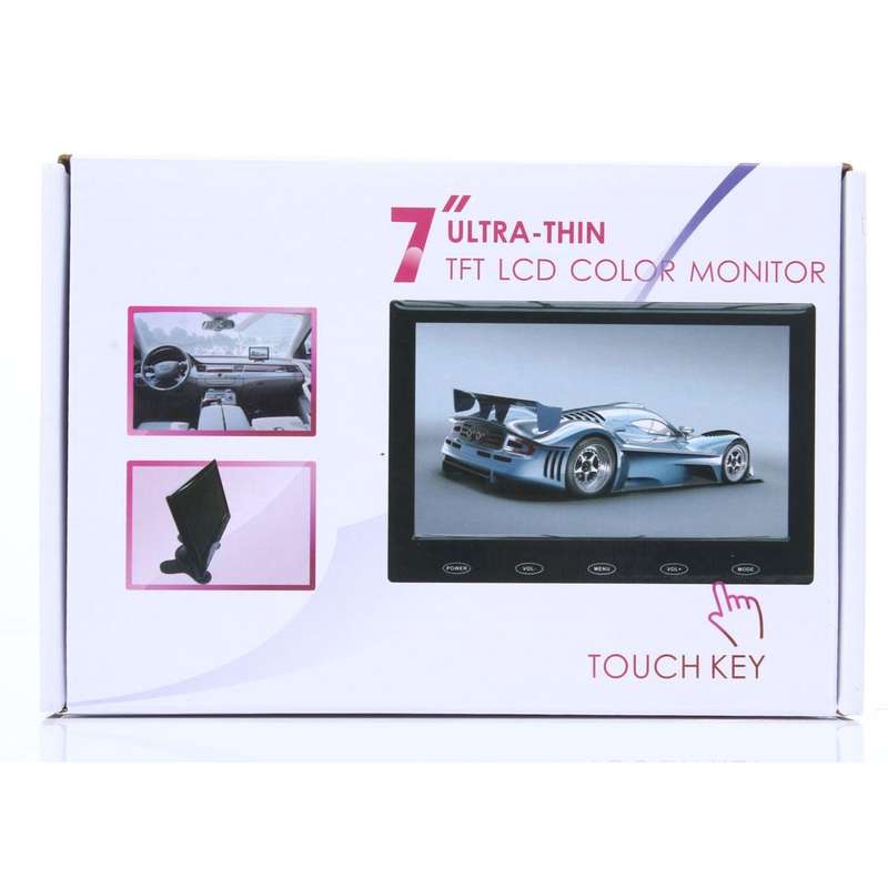 7.0 inch 800*480 Car Surveillance Cameras Monitor with Adjustable Angle Holder & Remote Control, ...