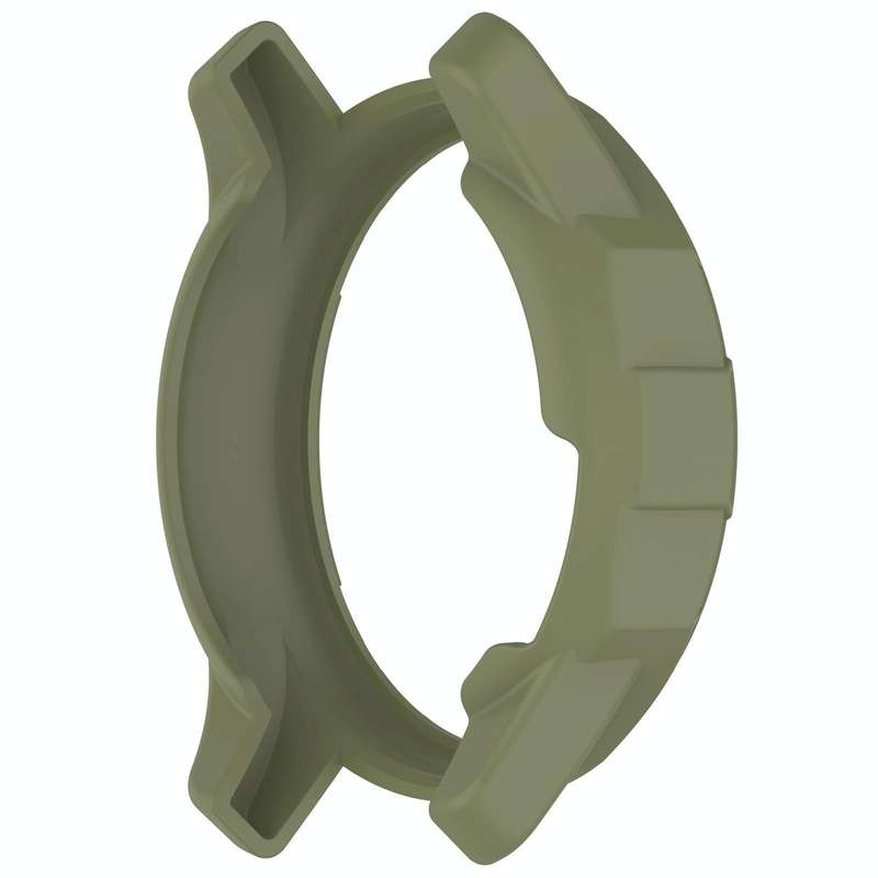 For Garmin Vivomove Trend Armor Hollow Watch Protective Case(Jungle Green)