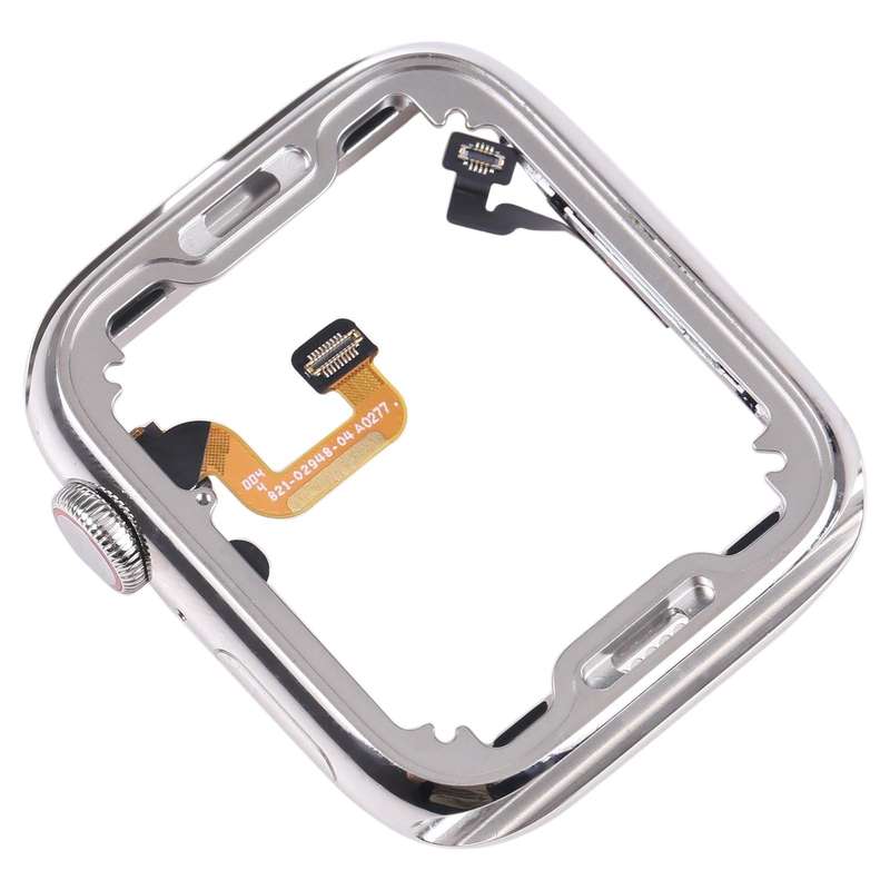 For Apple Watch Series 6 44mm Stainless Steel Middle Frame Bezel Plate with Loudspeaker / Power /...