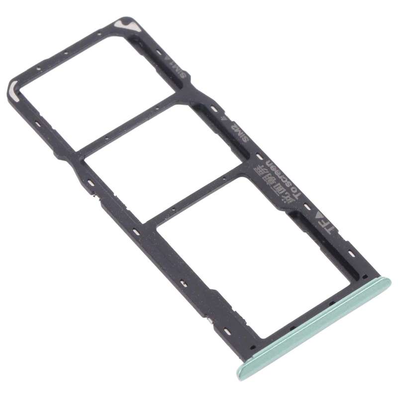 For OPPO Realme C11 RMX2185  SIM Card Tray + SIM Card Tray + Micro SD Card Tray (Green)