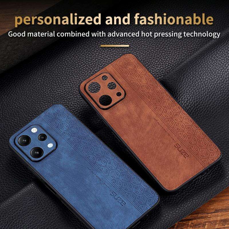 For Xiaomi Redmi 12 AZNS 3D Embossed Skin Feel Phone Case(Black)