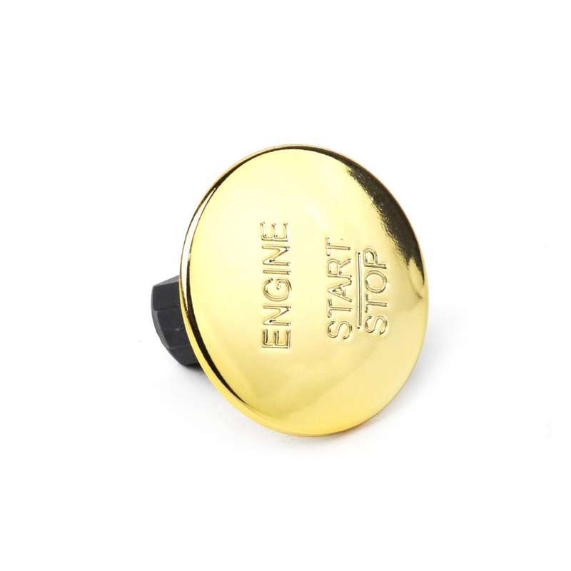 Car Keyless Switch Engine Start Key Push Button 2215450514 for Mercedes-Benz W164 W205(Gold)