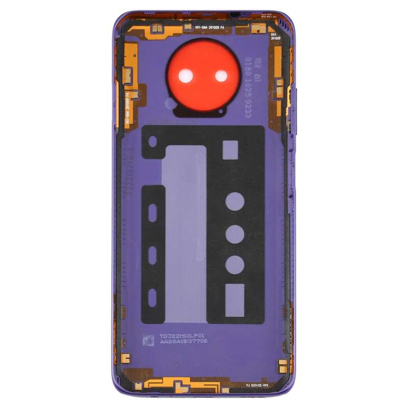 Original Battery Back Cover for Xiaomi Redmi Note 9 5G / Redmi Note 9T M2007J22G M2007J22C(Purple)