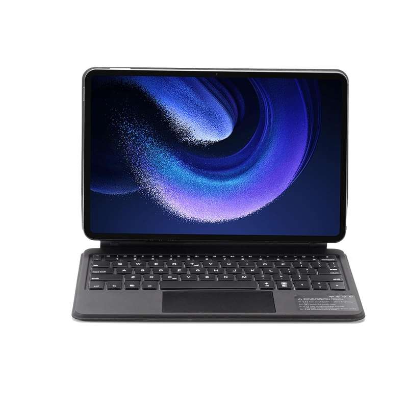 For Xiaomi Pad 6 / Pad Pro M11P-B-M611 Magnetic Bluetooth Keyboard Leather Tablet Case(Black)