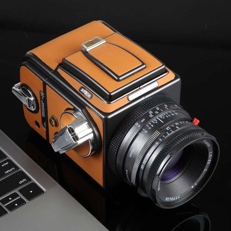 For Hasselblad 503CW Non-Working Fake Dummy Camera Model Photo Studio Props(Brown Black)