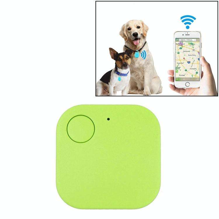 Portable Mini Square Anti Lost Device Smart Bluetooth Remote Anti Theft Keychain Alarm(Green)