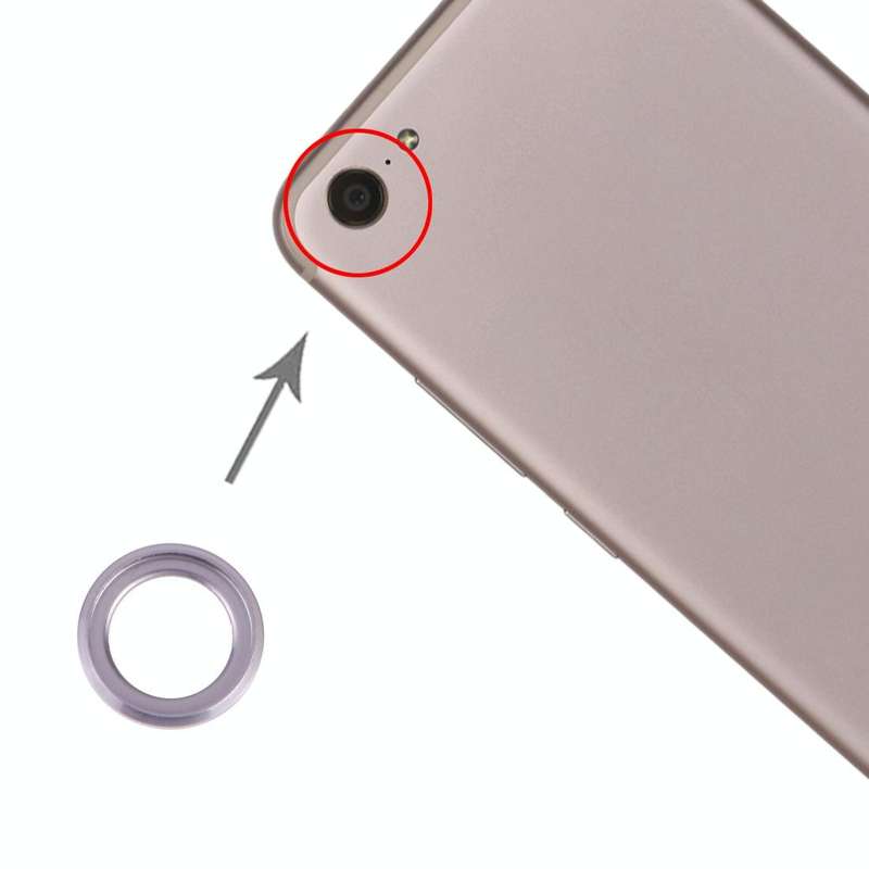 For Vivo X9 Camera Lens Cover (Silver)