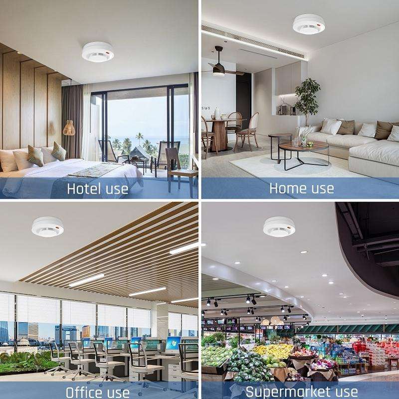 Intelligent Smoke Alarm Remote Fire Smoke Detector, Model: A500 Wireless 433