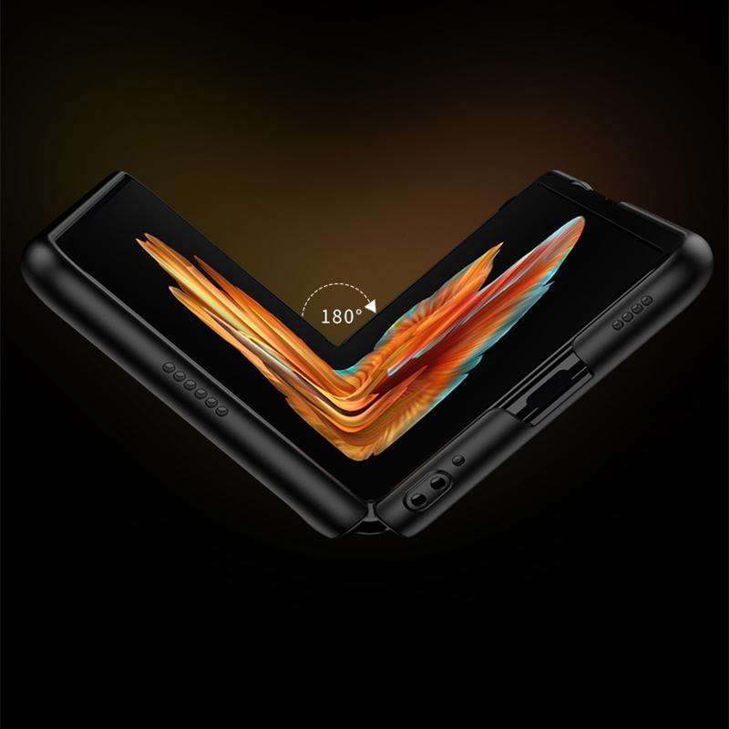 For Xiaomi Mi Mix Fold GKK Ultra-thin Full Coverage Protective Case with Holder(Black)