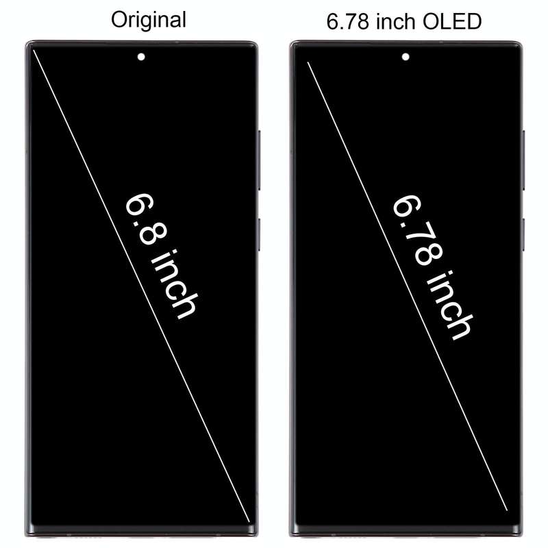 For Samsung Galaxy S22 Ultra 5G SM-S908B 6.78 inch EU Version OLED LCD Screen Digitizer Full Asse...