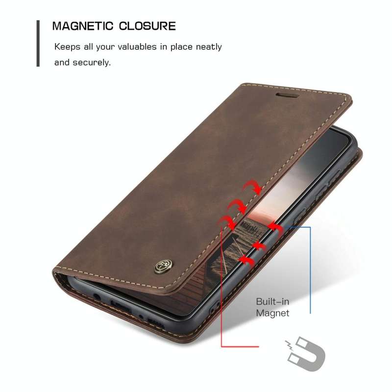 For Samsung Galaxy A31 CaseMe-013 Multifunctional Retro Frosted Horizontal Flip Leather Case with...
