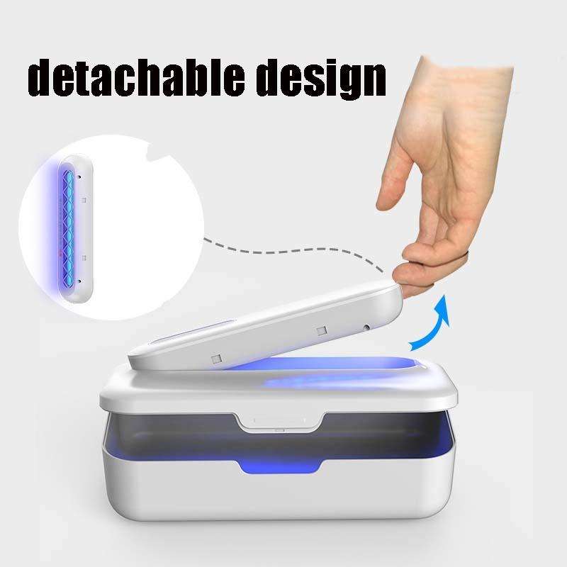 XD003 Underwear UV Sterilization Machine Cosmetic Brush Storage Disinfection Box(White)
