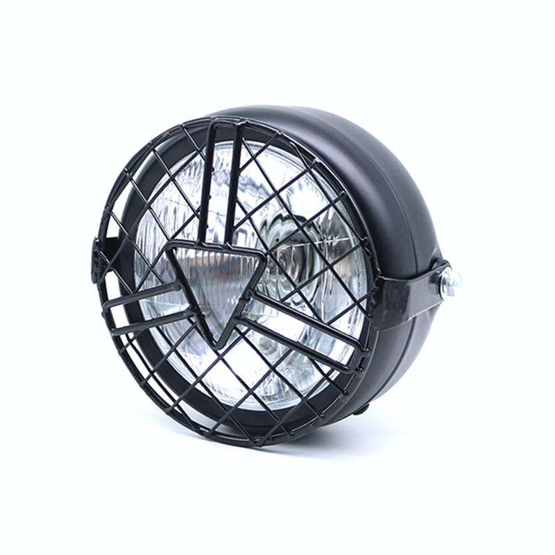 Motorcycle Arrowhead Reticular Retro Lamp LED Headlight Modification Accessories for CG125 / GN12...