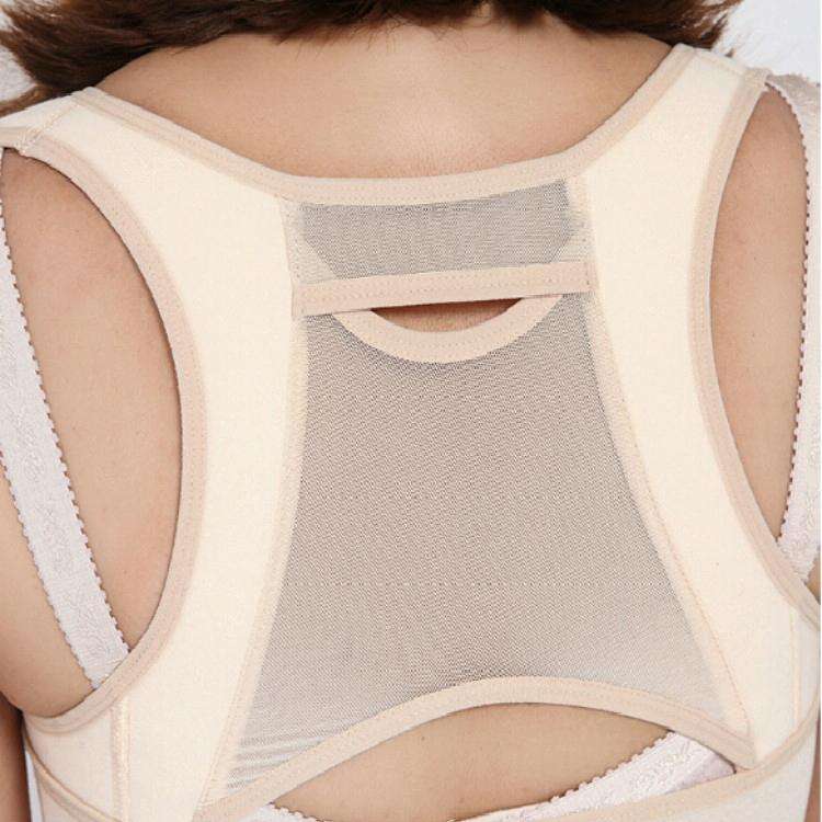Women Chest Posture Corrector Body Shaper Corset Adjustable Shoulder Back Correct Belt, Size:XL (...