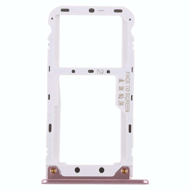 2 SIM Card Tray / Micro SD Card Tray for Xiaomi Redmi Note 5(Rose Gold)