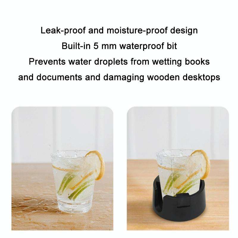Multi-functional Spill-proof Insulated Fixed Cup Holder(Black)