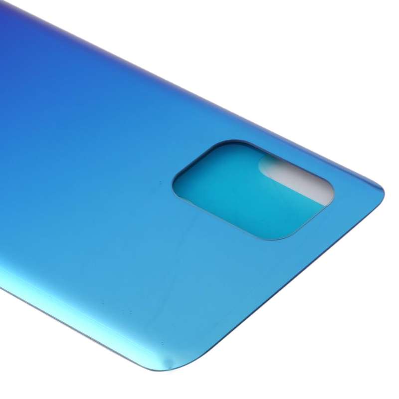 Glass Material Battery Back Cover for Xiaomi Mi 10 Lite 5G/Mi 10 Youth 5G(Blue)