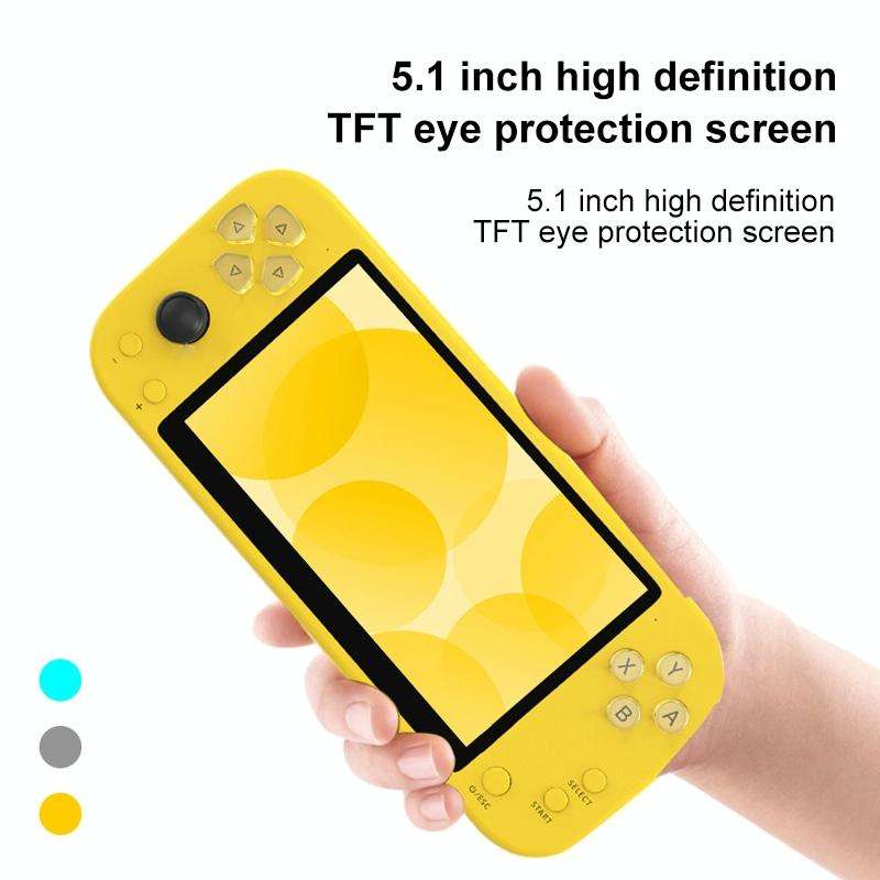 X20 LIFE Classic Games Handheld Game Console with 5.1 inch Screen & 8GB Memory, Support HDMI Outp...