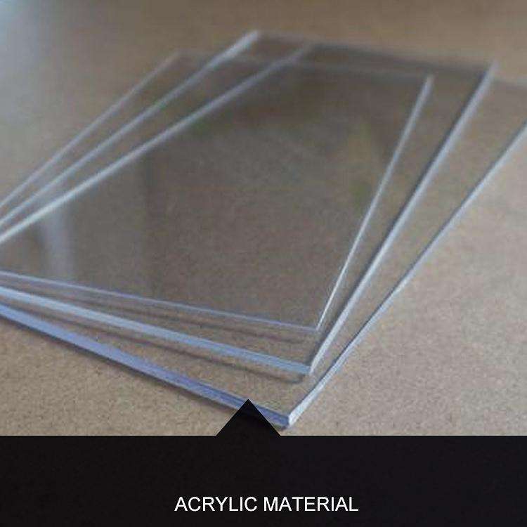 Acrylic Transparent Cigarette Case Thickened Portable Lighter Cigarette Case Bag