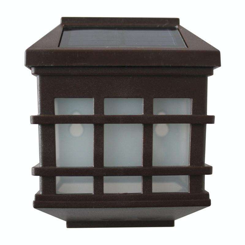 5180113 Solar Outdoor Waterproof Panes Wall Light(White Light)
