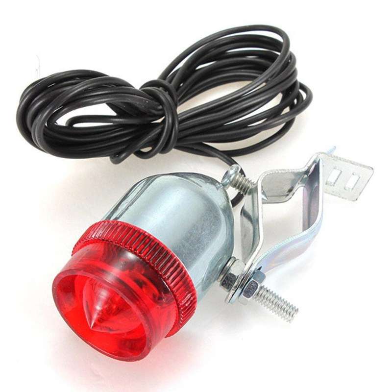 Bicycle Generator Modified Grinding Lamp Retro Headlight + Taillight, 12V 6W