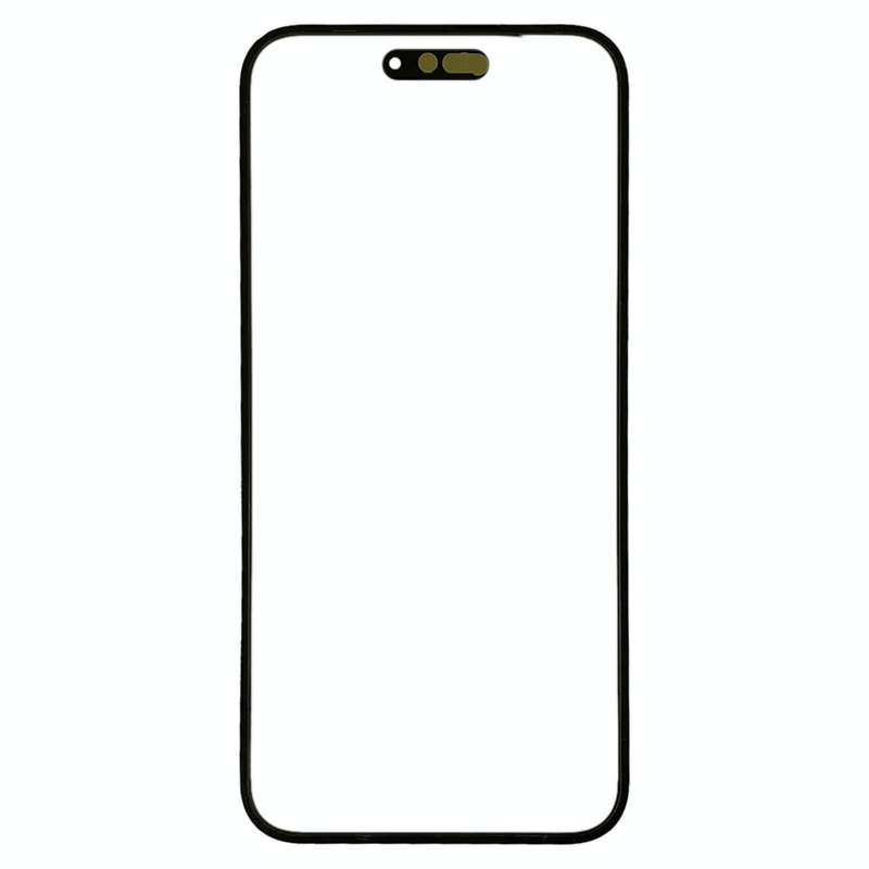 For iPhone 14 Pro Max Front Screen Outer Glass Lens with OCA Optically Clear Adhesive
