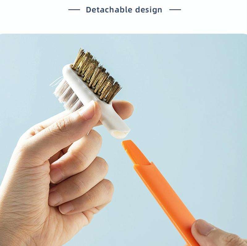 3 PCS Multifunctional Gas Stove Cleaning Brush And Rust Removing Wire Brush(Random Color Delivery)