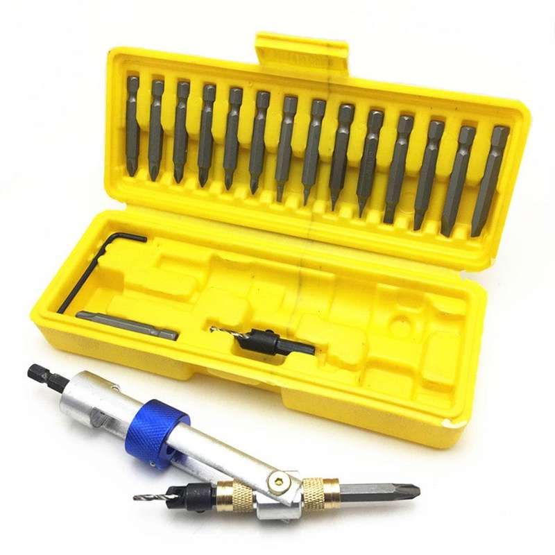Woodworking Hole Countersink Drill Bit Dual Purpose Multi-function Screw