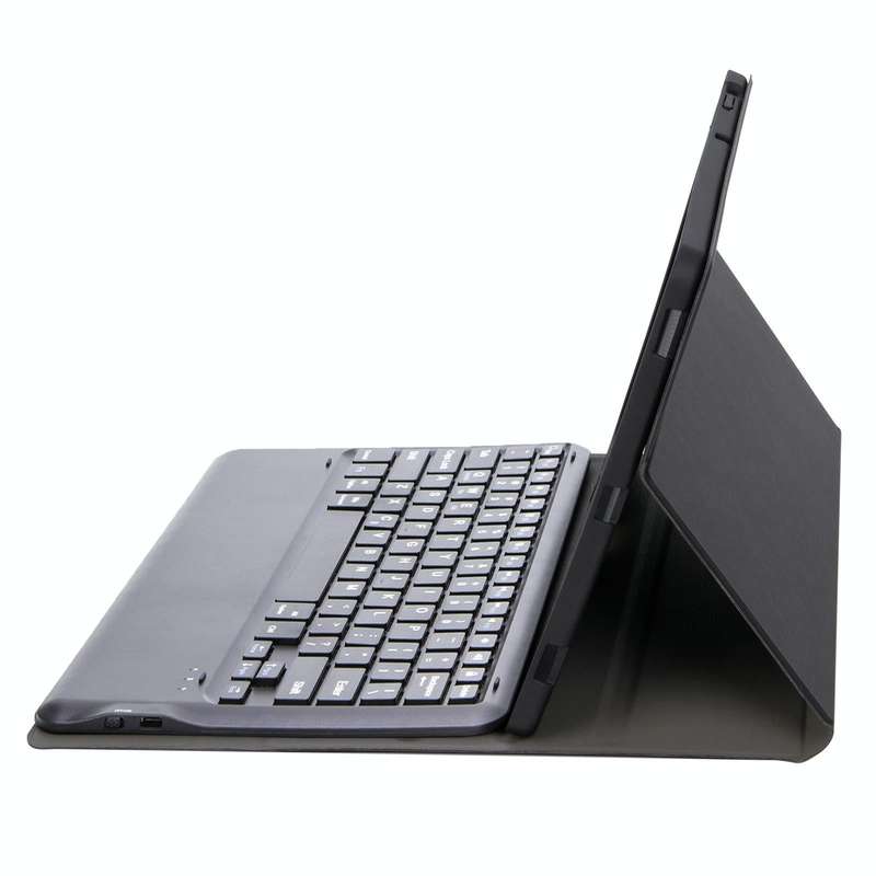 For Honor Pad 9 AH19 TPU Ultra-thin Detachable Bluetooth Keyboard Tablet Leather Case(Black)