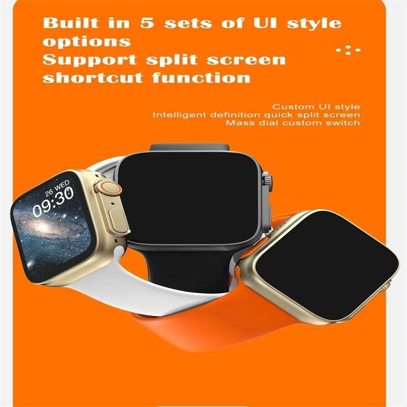 S8 Ultra 1.81 inch Color Screen Smart Watch,Support Heart Rate Monitoring/Blood Pressure Monitori...
