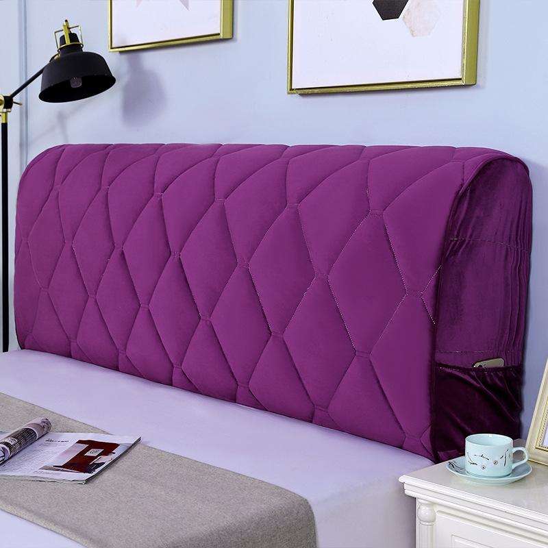 Bedside All-Inclusive Anti-Collision Quilted Thick Fabric Protective Cover, Size: 60x220cm(Dutch ...
