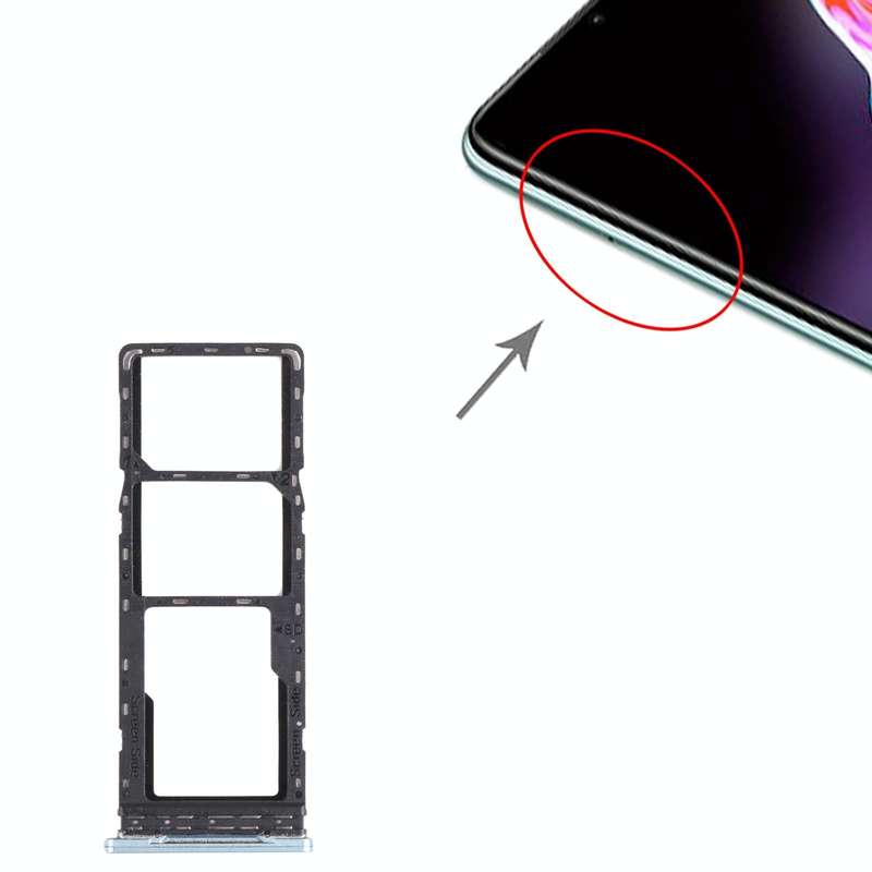For Infinix Hot 10s / Hot 10T X689B X689 X689C SIM Card Tray + SIM Card Tray + Micro SD Card Tray...