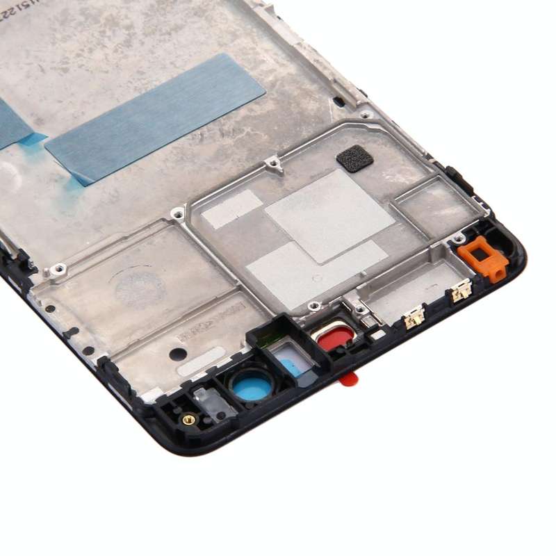 For Huawei Honor V8 Front Housing LCD Frame Bezel Plate(Black)