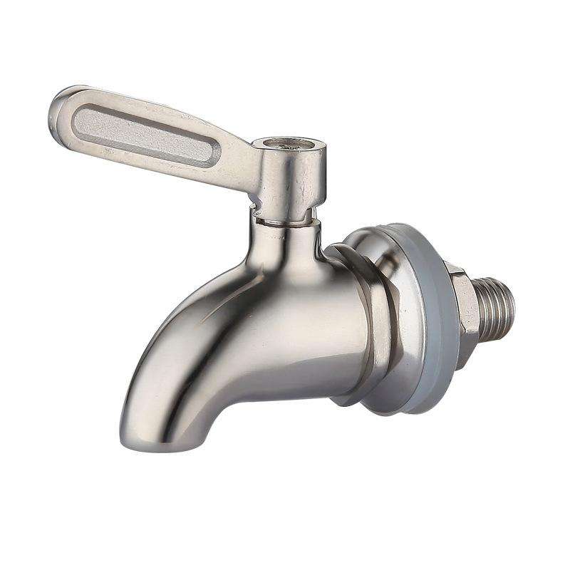 Drink Dispenser Beverage Wine Barrel Tap Spigot Stainless Steel Coffee Juice Faucet