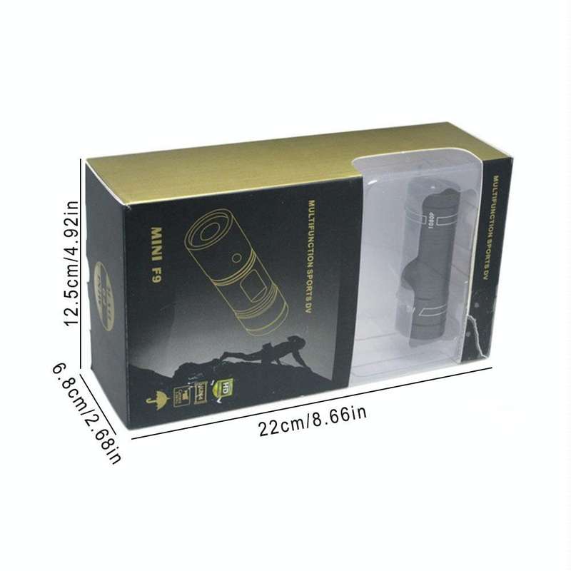 F9 Full HD 1080P Action Helmet Camera / Sports Camera / Bicycle Camera, Support TF Card, 120 Degr...