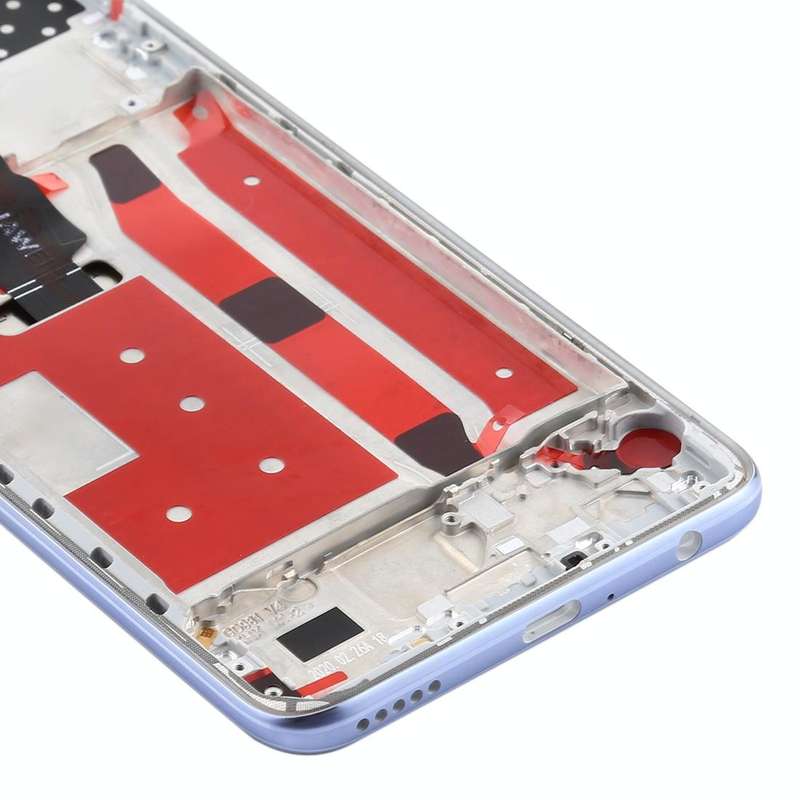 OEM LCD Screen for Huawei Nova 7 SE Digitizer Full Assembly with Frame(Silver)