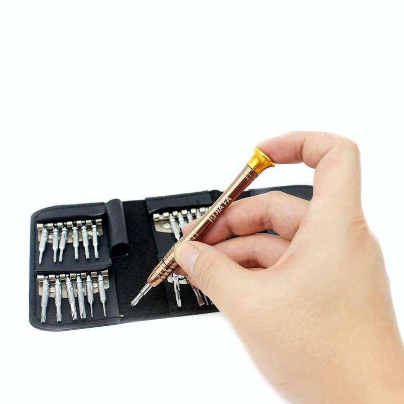 JIAFA JF-8129 24 in 1 Professional Multi-functional Screwdriver Set with Carrying Bag(Gold)