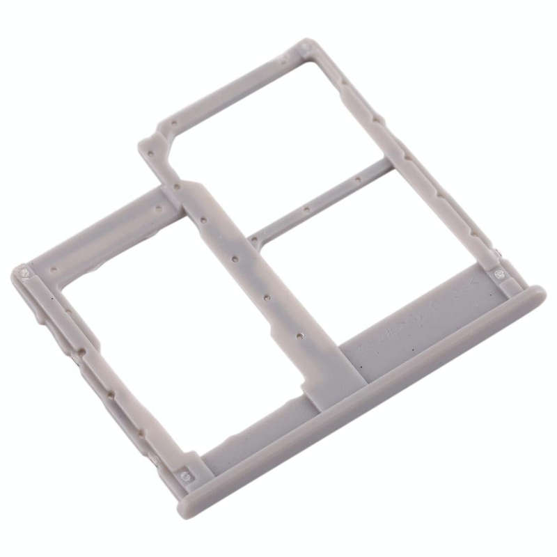 For Galaxy A40 SIM Card Tray + SIM Card Tray + Micro SD Card Tray (Grey)